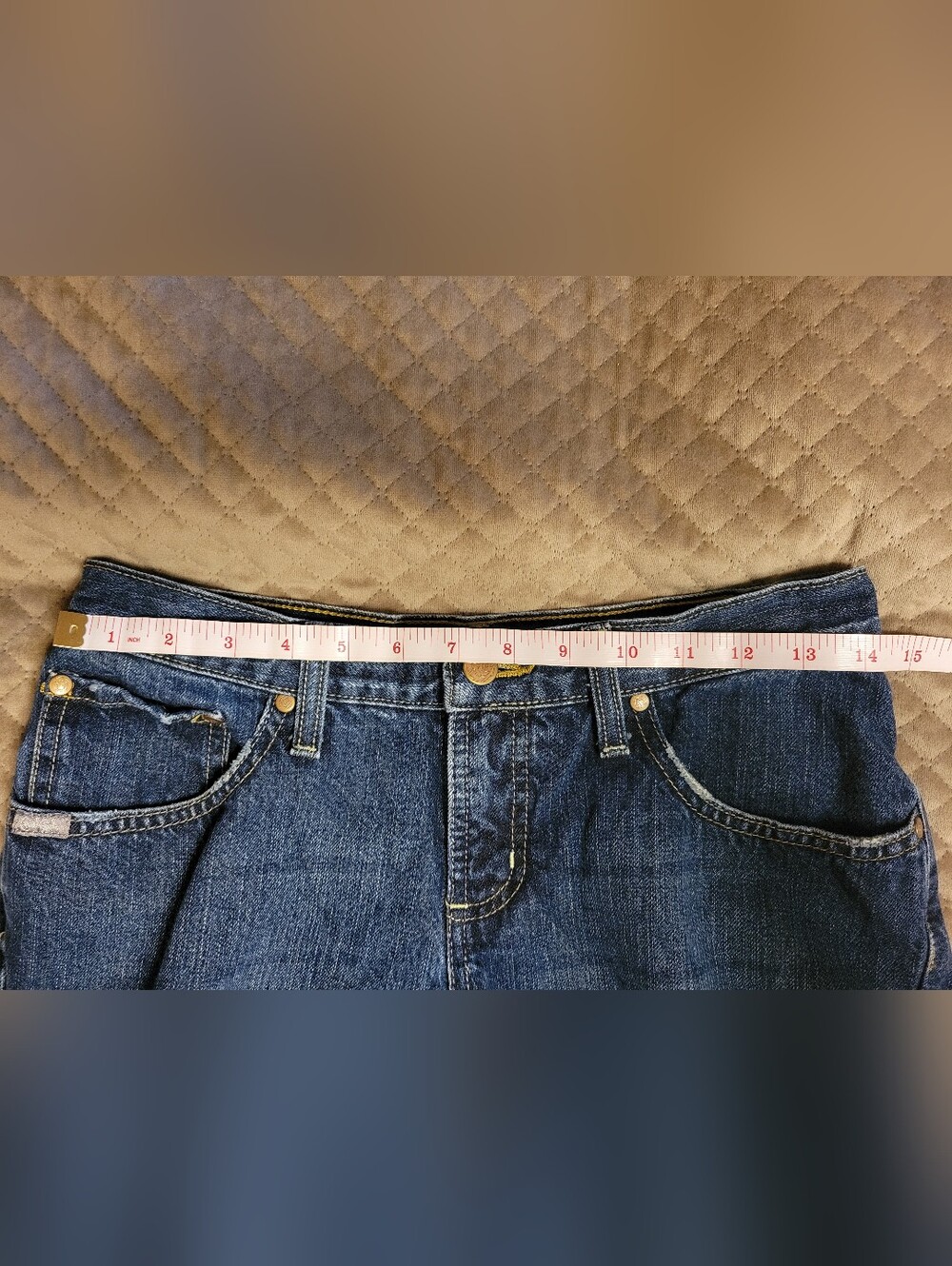 Cruel womens size 03 Regular slim Flared Dark Blue Jeans